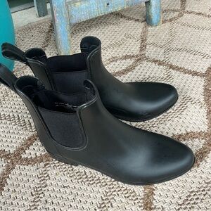 Women's Chelsea rain boots rubber Boots 9 ankle boots